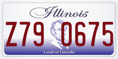 IL license plate Z790675