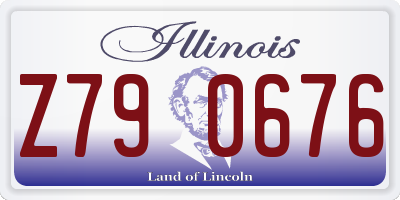 IL license plate Z790676