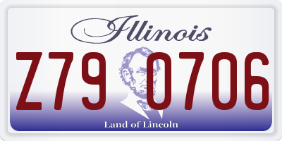 IL license plate Z790706