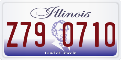 IL license plate Z790710