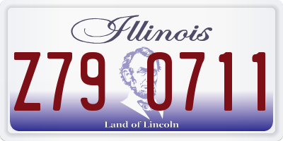 IL license plate Z790711