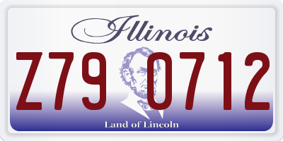 IL license plate Z790712