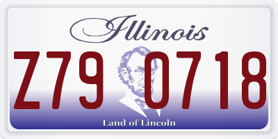 IL license plate Z790718