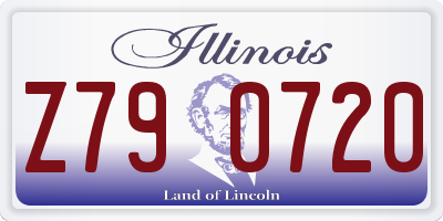IL license plate Z790720