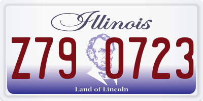 IL license plate Z790723