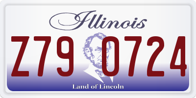 IL license plate Z790724