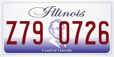 IL license plate Z790726
