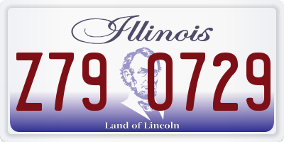 IL license plate Z790729