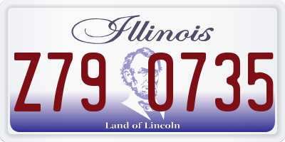 IL license plate Z790735