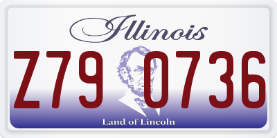 IL license plate Z790736