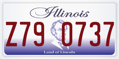 IL license plate Z790737
