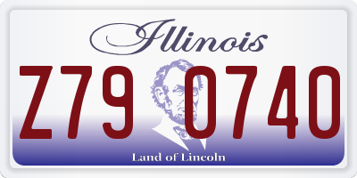 IL license plate Z790740
