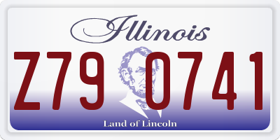 IL license plate Z790741