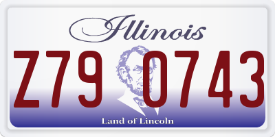 IL license plate Z790743