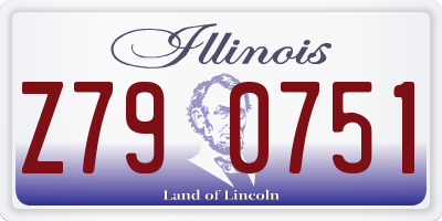 IL license plate Z790751