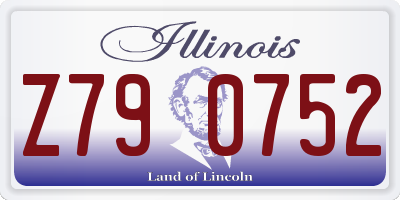 IL license plate Z790752