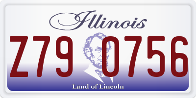 IL license plate Z790756