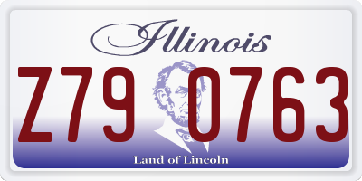 IL license plate Z790763