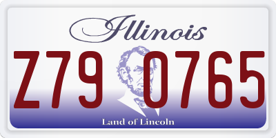 IL license plate Z790765