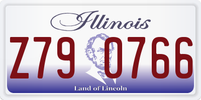 IL license plate Z790766