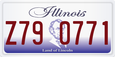IL license plate Z790771