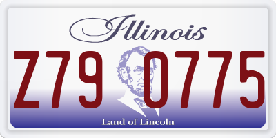 IL license plate Z790775