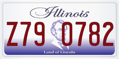 IL license plate Z790782