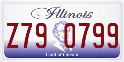 IL license plate Z790799