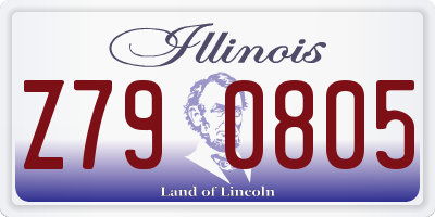 IL license plate Z790805