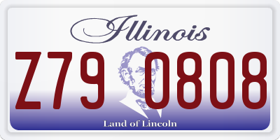 IL license plate Z790808