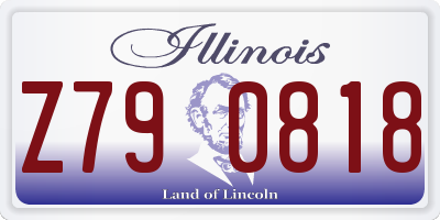 IL license plate Z790818