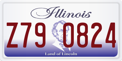 IL license plate Z790824