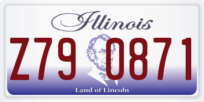 IL license plate Z790871