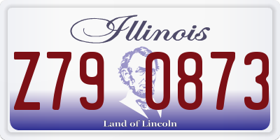 IL license plate Z790873
