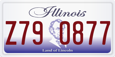 IL license plate Z790877