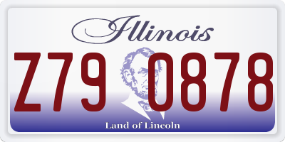 IL license plate Z790878