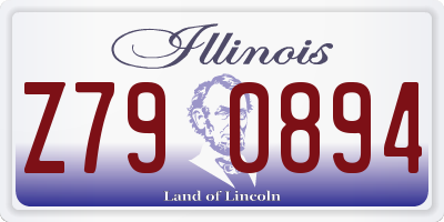 IL license plate Z790894