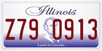 IL license plate Z790913