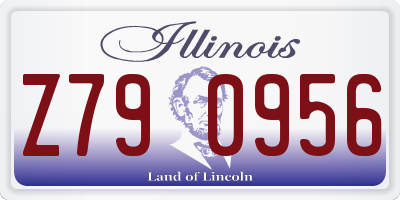 IL license plate Z790956