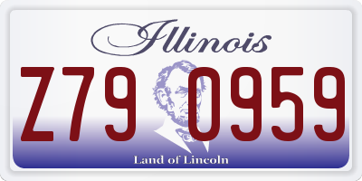 IL license plate Z790959