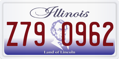 IL license plate Z790962
