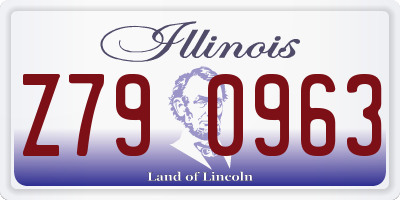 IL license plate Z790963