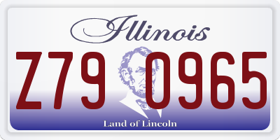 IL license plate Z790965