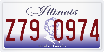 IL license plate Z790974