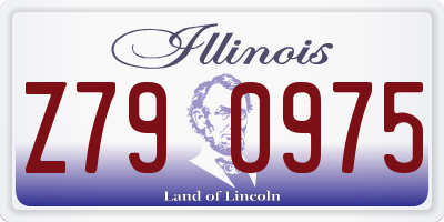 IL license plate Z790975