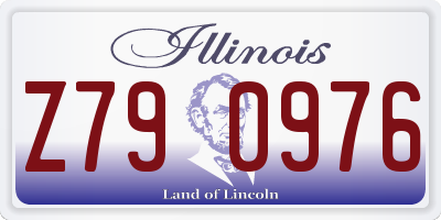 IL license plate Z790976