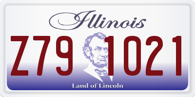 IL license plate Z791021