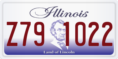 IL license plate Z791022