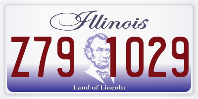 IL license plate Z791029