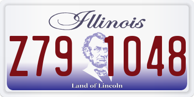 IL license plate Z791048